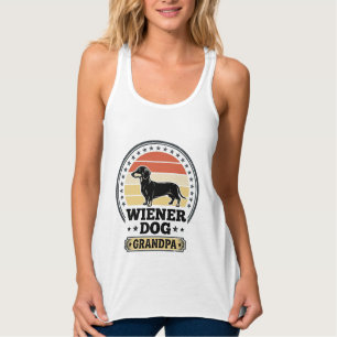 Vintage Wiener Dog Grandpa Dachshund Shirt Design_