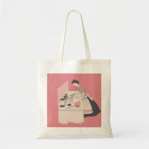 Vintage Wife Baking Tote Bag