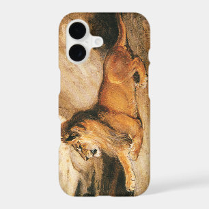 Vintage Wild Animals, African Lion on the Savannah
