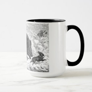 Vintage Wild Boar Hunt Mug