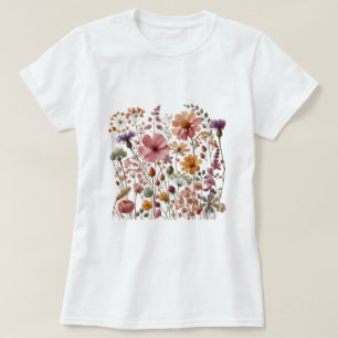 Vintage Wild Flowers T-Shirt