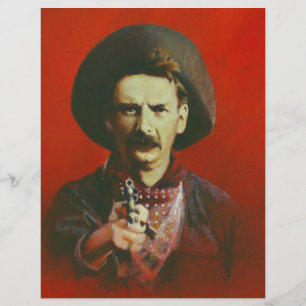 Vintage Wild West Outlaw Flyer