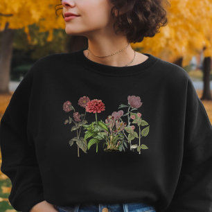 Vintage Wildfloflower Boho gardening Plant Lover Sweatshirt