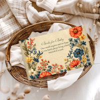 Vintage Wildflower Botanical Books for Baby 