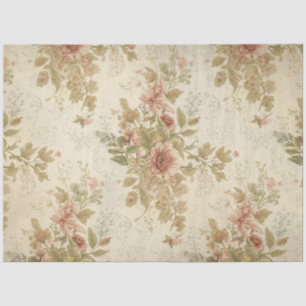 Vintage Wildflower Decoupage Tissue Paper