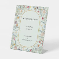 Vintage Wildflower Fern Mint Green Cards and Gifts