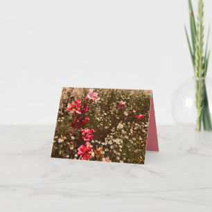 Vintage Wildflowers Card