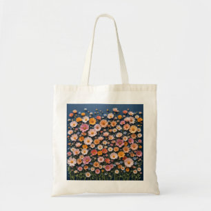 Vintage Wildflowers Tote Bag, Aesthetic Tote Bag,  Bag