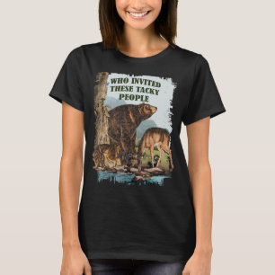 Vintage Wildlife Who Invited These Tacky People P T-Shirt