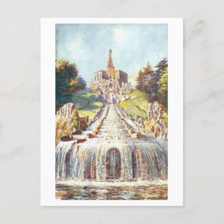 Vintage Wilhelmshöhe Cascades, Kassel, Germany Postcard