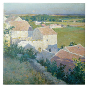 Vintage Willard Metcalf MidSummer Twilight Tile