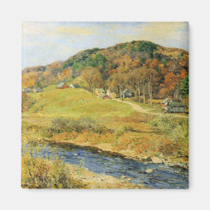 Vintage Willard Metcalf November Mosaic Magnet