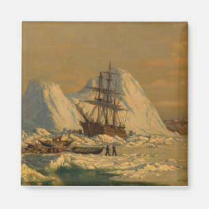 Vintage William Bedford An Incident of Whaling Magnet