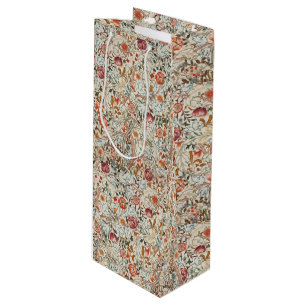 Vintage William Morris Acanthus Portière Wine Gift Bag