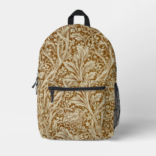 Vintage William Morris Arcadia Floral Art Print Printed Backpack