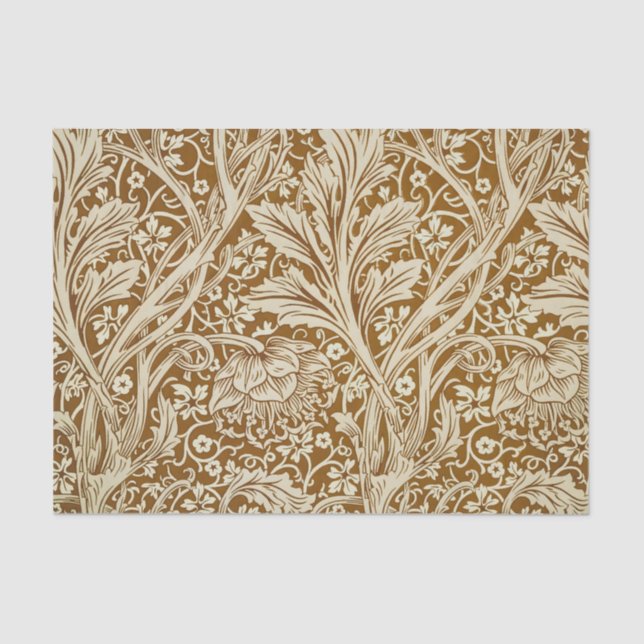 Vintage William Morris Arcadia Floral Art Print Tissue Paper (Front)