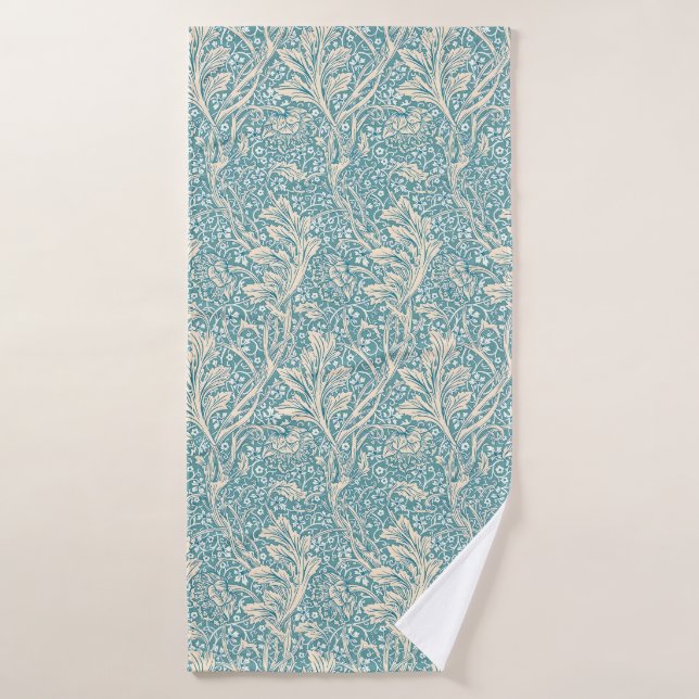Vintage William Morris Arcadia Floral Seamless Bath Towel Set (Bath Towel)