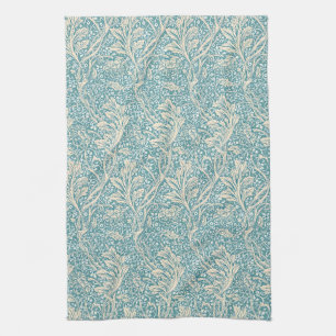 Vintage William Morris Arcadia Floral Seamless Tea Towel