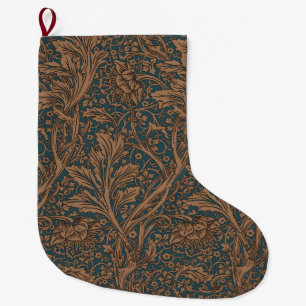 Vintage William Morris Arcadia Full Seamless Large Christmas Stocking
