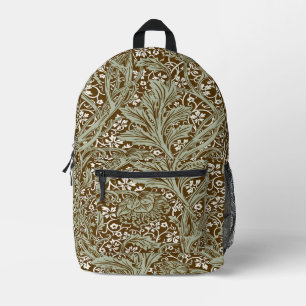 Vintage William Morris Arcadia Full Seamless Printed Backpack