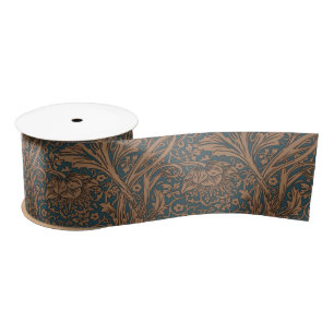 Vintage William Morris Arcadia Full Seamless Satin Ribbon