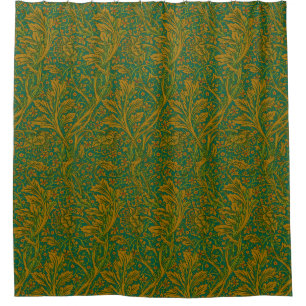 Vintage William Morris Arcadia Full Seamless Shower Curtain