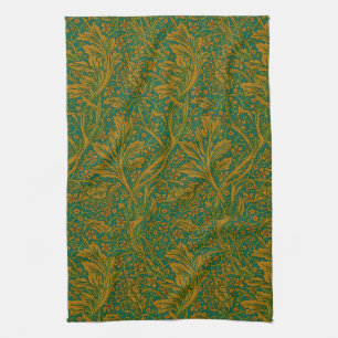 Vintage William Morris Arcadia Full Seamless Tea Towel