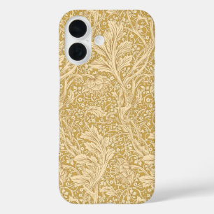 Vintage William Morris Arcadia Gold Seamless iPhone 16 Case