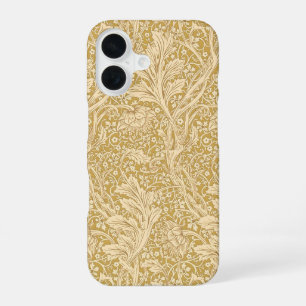 Vintage William Morris Arcadia Gold Seamless iPhone 16 Case