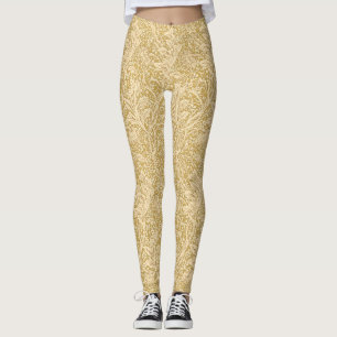Vintage William Morris Arcadia Gold Seamless Leggings