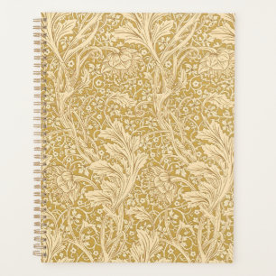 Vintage William Morris Arcadia Gold Seamless Planner