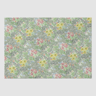 Vintage William Morris Bower Flowers Greenery Tissue Paper
