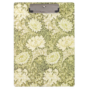 Vintage William Morris Chrysanthemum Pattern Clipboard