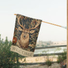 Vintage William Morris Cottage Core Deer Floral