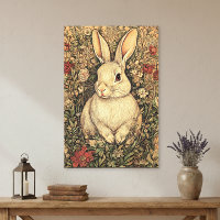 Vintage William Morris Cottage Tan Rabbit