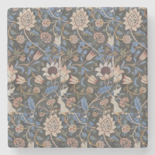 Vintage William Morris Evenlode Textile Design Stone Coaster