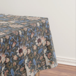 Vintage William Morris Evenlode Textile Design Tablecloth