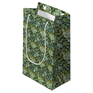 Vintage William Morris Floral Wey Pattern Small Gift Bag