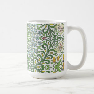 Vintage William Morris Flowers Floral Pattern Coffee Mug