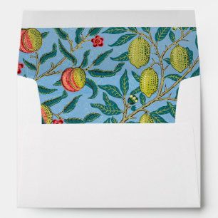 Vintage William Morris Four Fruits floral pattern Envelope