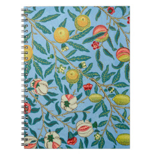 Vintage William Morris 'Four Fruits' Pattern  Notebook