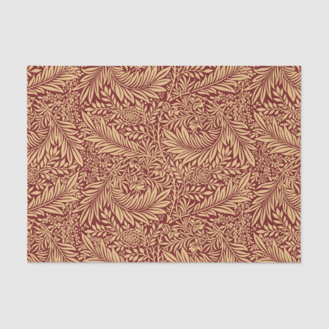 Vintage William Morris Larkspur Pattern Tissue Paper (Front)