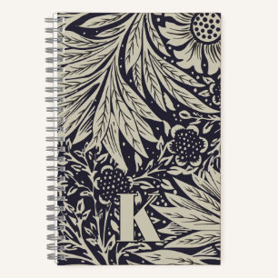 Vintage William Morris Marigold Pattern Note Card Notebook