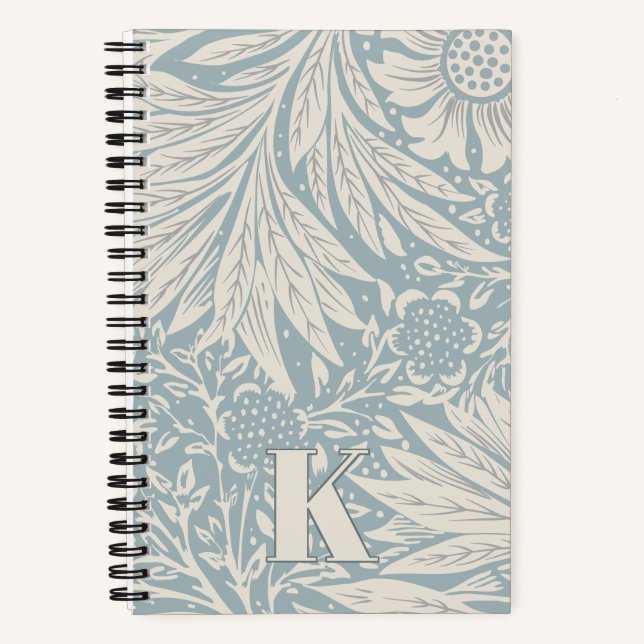 Vintage William Morris Marigold Pattern Notebook (Front)