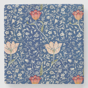Vintage William Morris Medway Floral Antique 1885 Stone Coaster