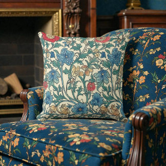 Vintage William Morris Pattern Cushion