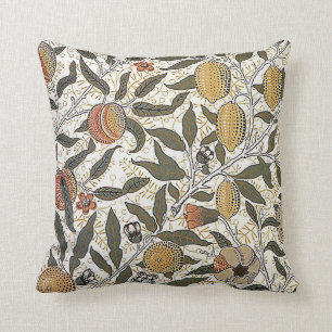 Vintage William Morris Pomegranate Throw Cushion