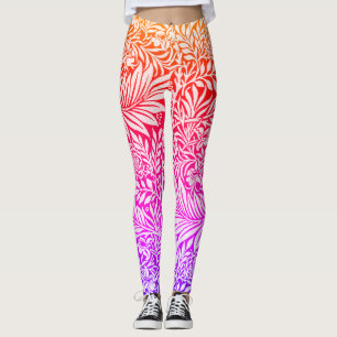 Vintage William Morris Rainbow Larkspur Botanical Leggings