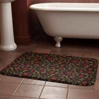 Vintage William Morris Red Gold Poppy Floral