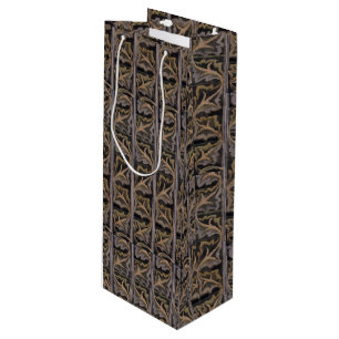 Vintage William Morris Redcar Wine Gift Bag